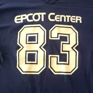 Vintage 1983 Epcot Center v neck tshirt. Size L